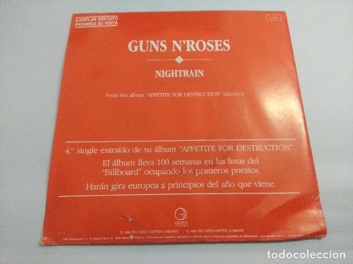 Discos de vinilo: GUNS N ROSES/NIGHTTRAIN/SINGLE PROMOCIONAL. - Foto 3