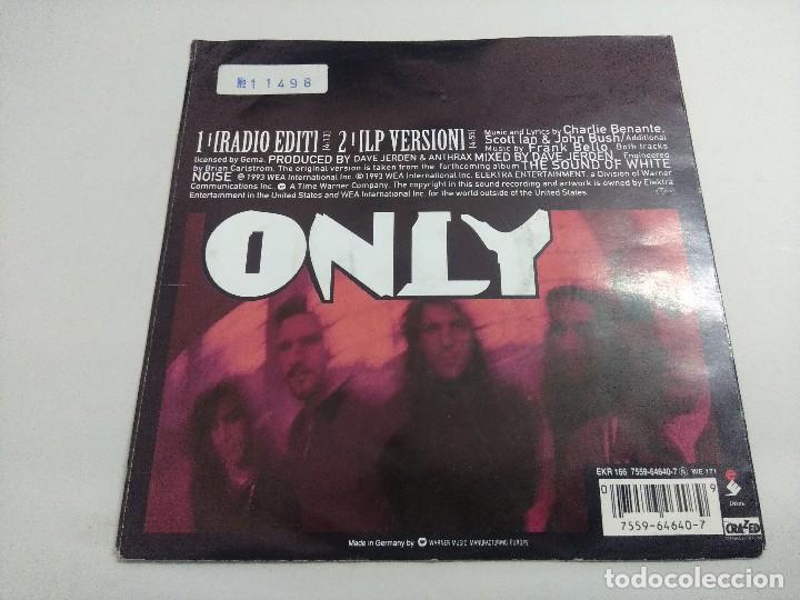 Discos de vinilo: ANTHRAX/ONLY/SINGLE. - Foto 3