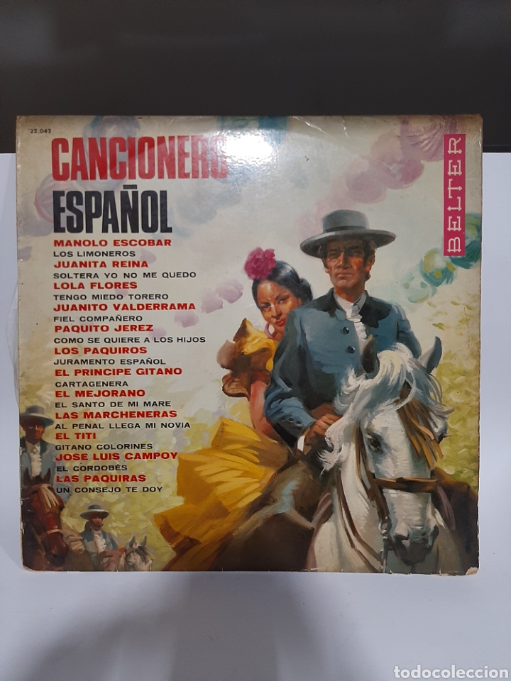 Vinyl-Schallplatten: VIN1173 cancionero espa&ntilde;ol VINILO SEGUNDA MANO