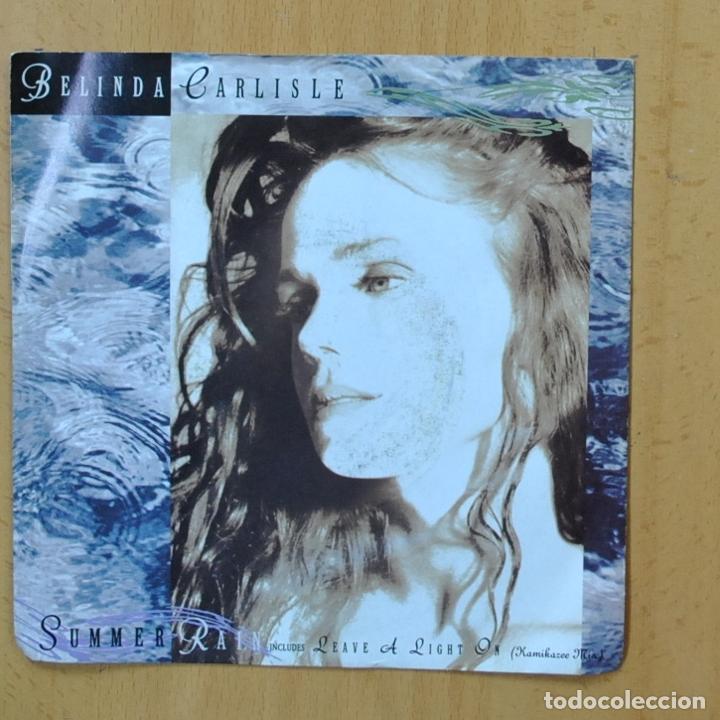 Discos de vinilo: BELINDA CARLISLE - SUMMER RAIN - SINGLE - Foto 1