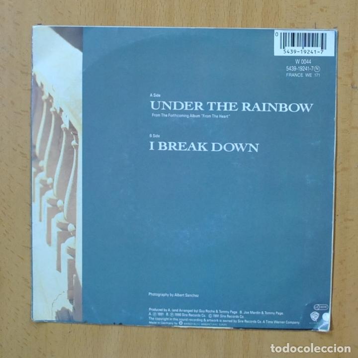 Discos de vinilo: TOMMY PAGE - UNDER THE RAINBOW - SINGLE - Foto 2