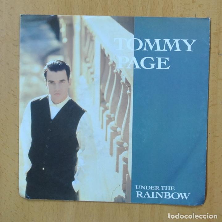 Discos de vinilo: TOMMY PAGE - UNDER THE RAINBOW - SINGLE - Foto 1