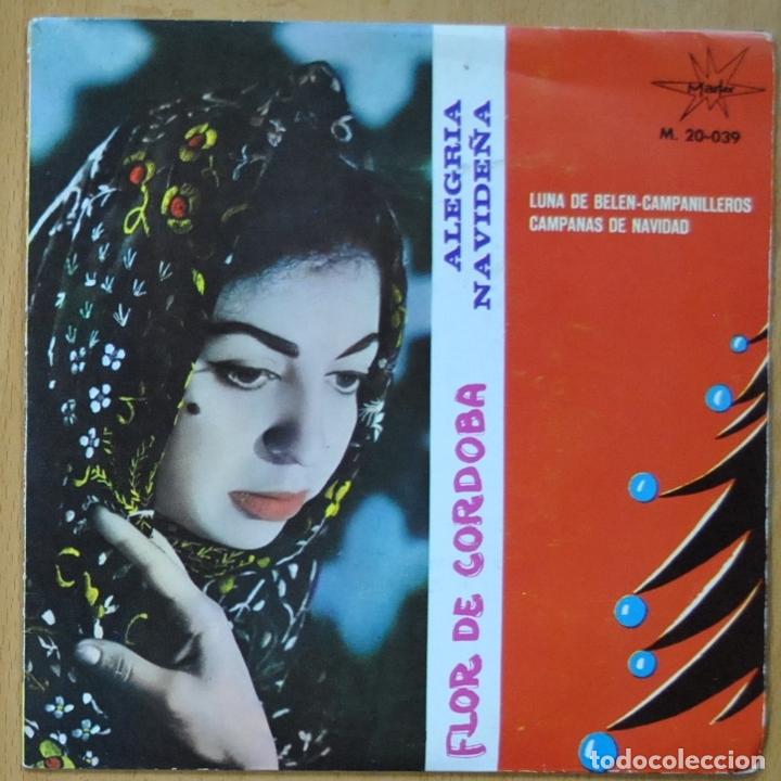 Discos de vinilo: FLOR DE CORDOBA - ALEGRIA NAVIDE&Ntilde;A - SINGLE - Foto 1
