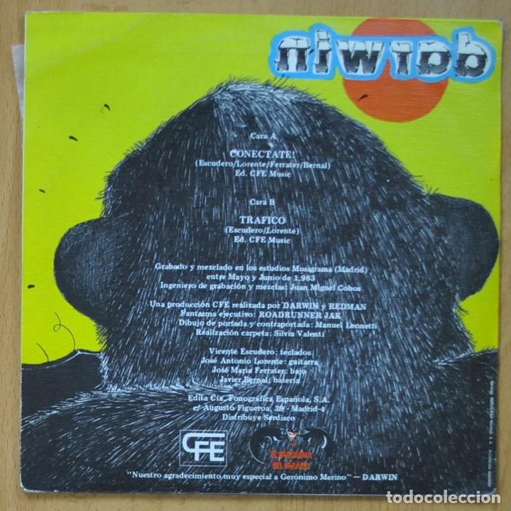 Discos de vinilo: DARWIN - CONECTATE! / TRAFICO - SINGLE - Foto 2