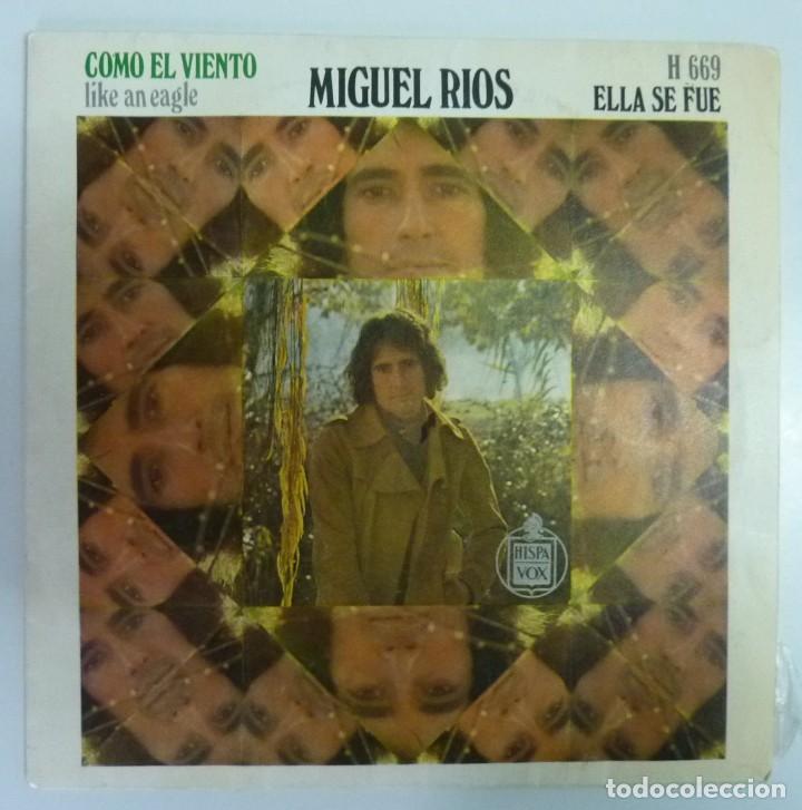 Discos de vinilo: MIGUEL RIOS // COMO EL VIENTO/ 1970/ SINGLE - Foto 1