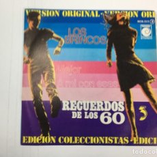 Discos de vinilo: LOS BRINCOS - RECUERDOS DE LOS 60 - MEJOR / A MI CON ESAS - SINGLE. Lote 253636510