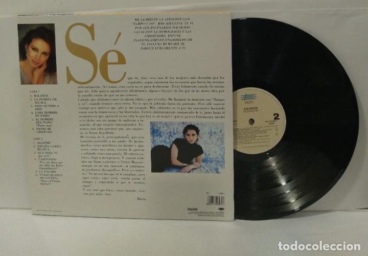 Discos de vinilo: ANA BEL&Eacute;N QUERIDA LP 1992-C - Foto 3