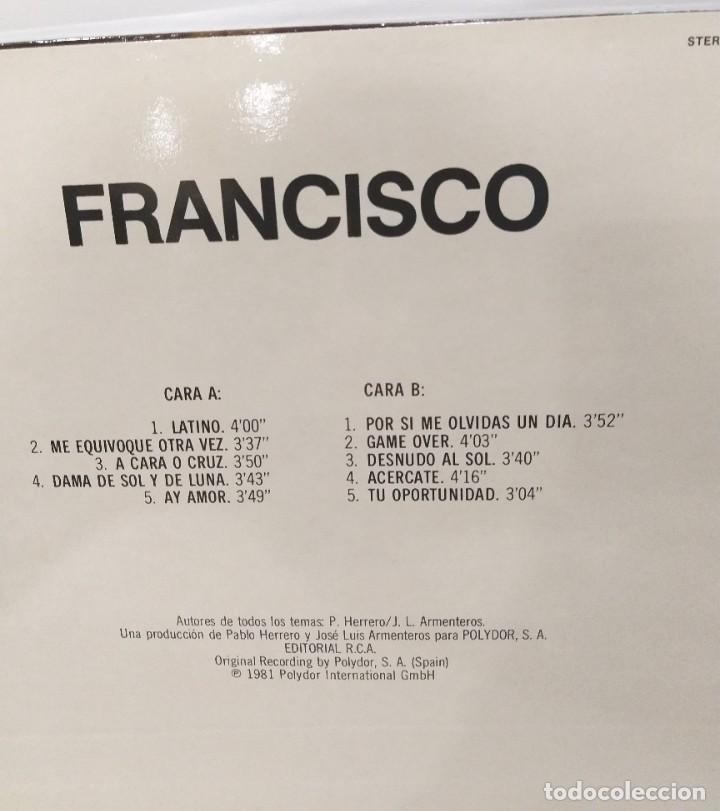 Discos de vinilo: FRANCISCO LATINO LP 1981-C - Foto 3