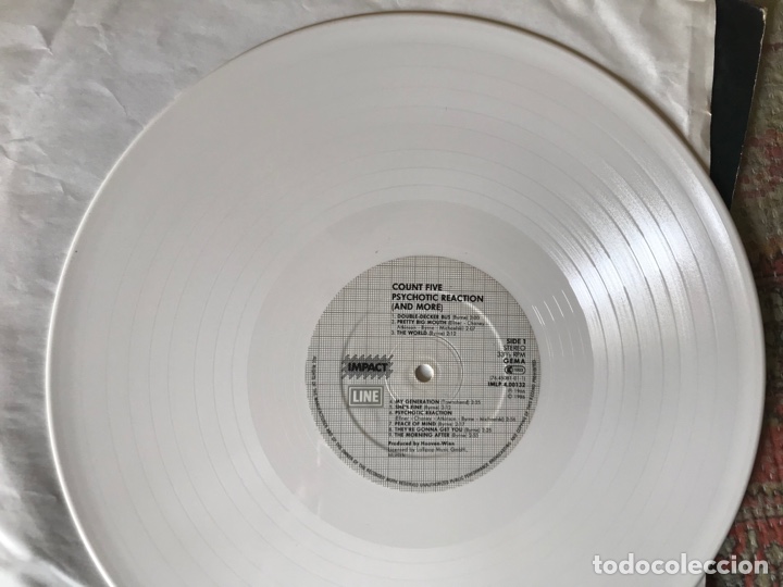 Discos de vinilo: Count Five. Psychotic reaction. Vinilo blanco. - Foto 5