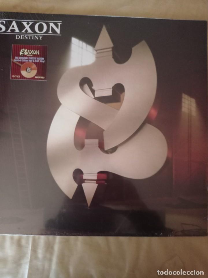 Discos de vinilo: SAXON - DESTINY - LP .. - Foto 1