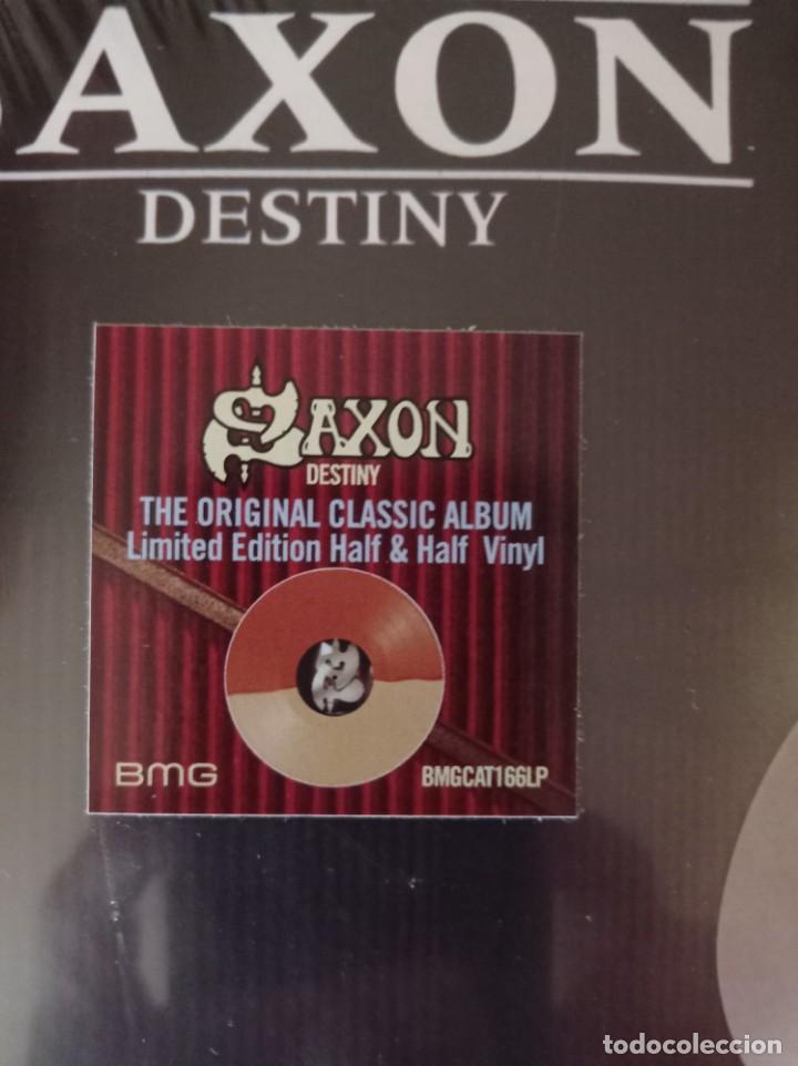 Discos de vinilo: SAXON - DESTINY - LP .. - Foto 2