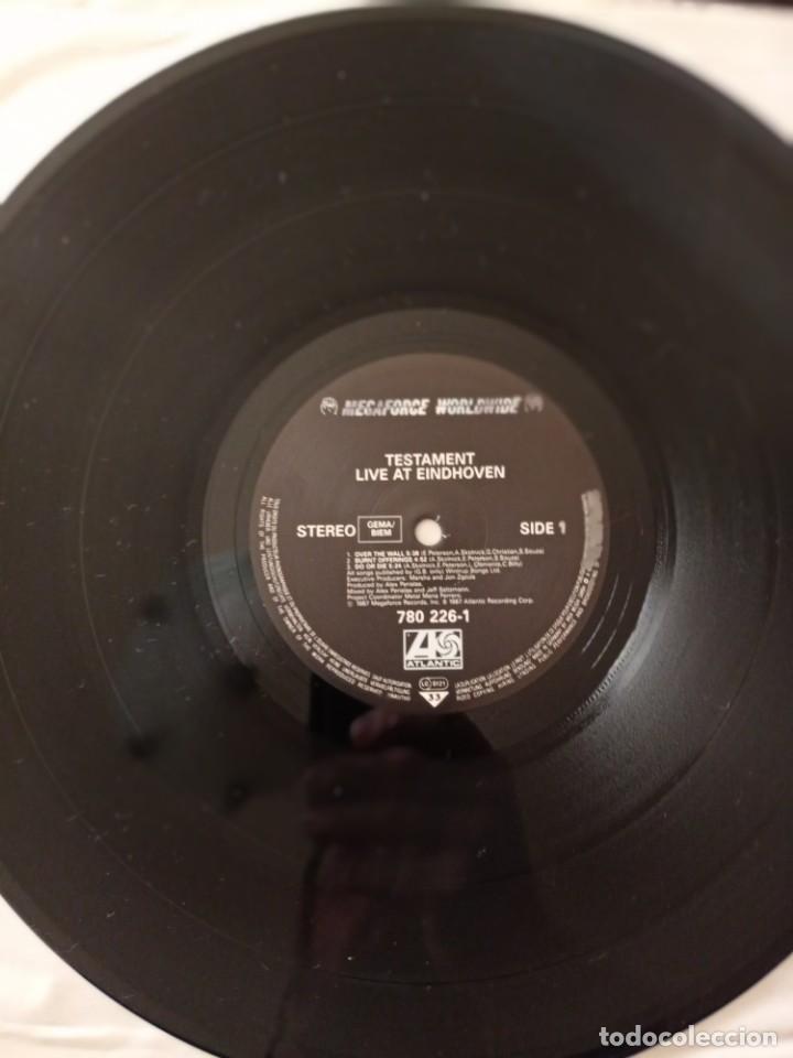 Discos de vinilo: TESTAMENT - LIVE AT EINDHOBEN LP - Foto 5
