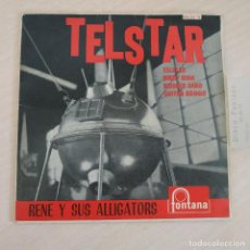 Discos de vinilo: RENE Y SUS ALLIGATORS - TELSTAR +3 - RARO EP SPAIN DE 1963 CON LENGÜETA BUEN ESTADO VER FOTOS. Lote 253721995