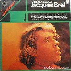 Discos de vinilo: JACQUES BREL ‎– IL DISCO D'ORO DI JACQUES BREL. Lote 253727940