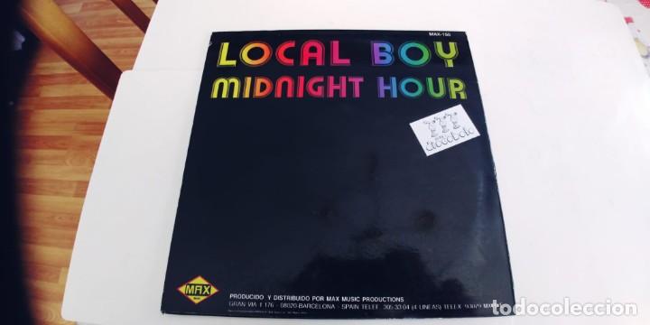 Discos de vinilo: LOCAL BOY - MAXI MIDNIGHT HOUR -1985 - Foto 2