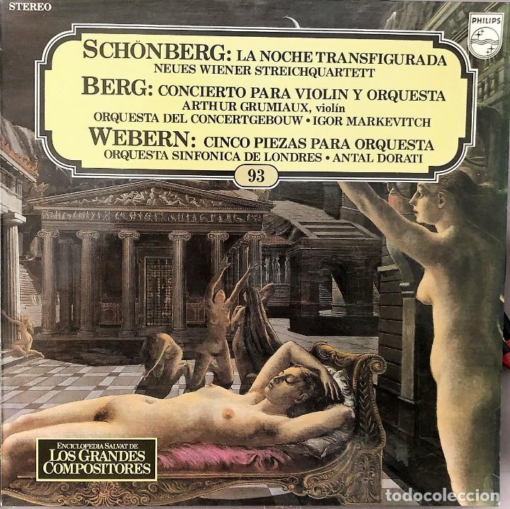 Discos de vinilo: ENCICLOPEDIA SALVAT &rdquo;LOS GRANDES COMPOSITORES&rdquo; LP N&ordm; 93