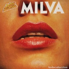 Discos de vinilo: MILVA . HIT PARADE INTERNACIONAL LP ITALIANO + LIBRETO 12 PGN FOTOS COLOR