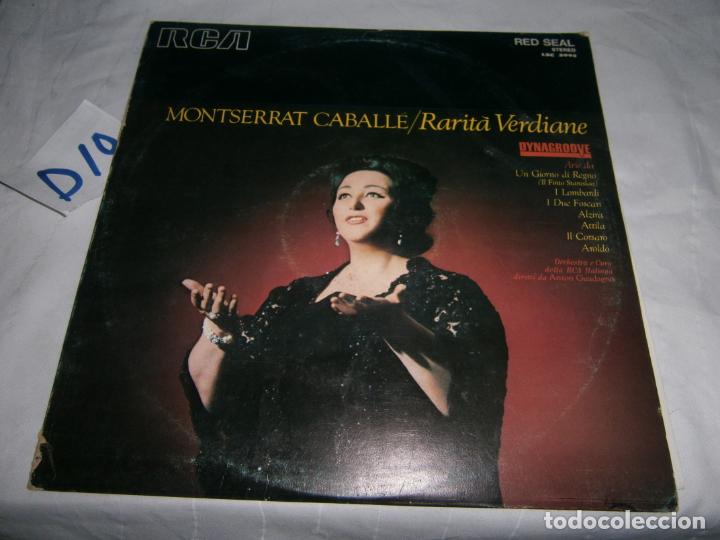Discos de vinilo: ANTIGUO DISCO LP VINILO - MONSERRAT CABALLE - Foto 1