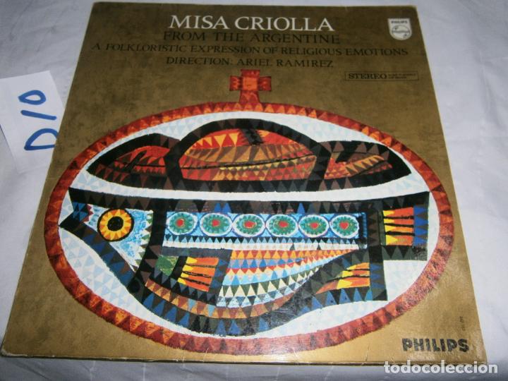 Discos de vinilo: ANTIGUO DISCO LP VINILO - MISA CRIOLLA - Foto 1
