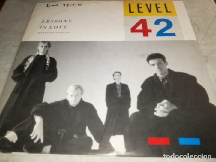 Discos de vinilo: LEVEL 42-LESSONS IN LOVE - Foto 1