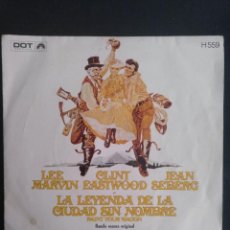 Discos de vinilo: LA LEYENDA DE LA CIUDAD SIN NOMBRE- BANDA SONORA ORIGINAL- HISPAVOX 45RPM