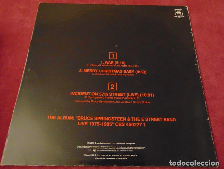 Discos de vinilo: BRUCE SPRINGSTEEN - WAR - MAXISINGLE 1986 - Foto 2