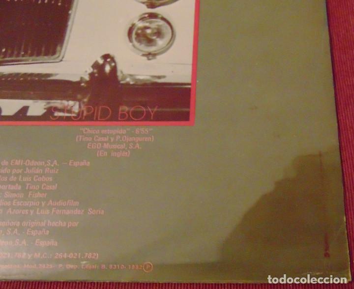 Discos de vinilo: CASAL - STUPID BOY - MAXISINGLE 1982 - Foto 3