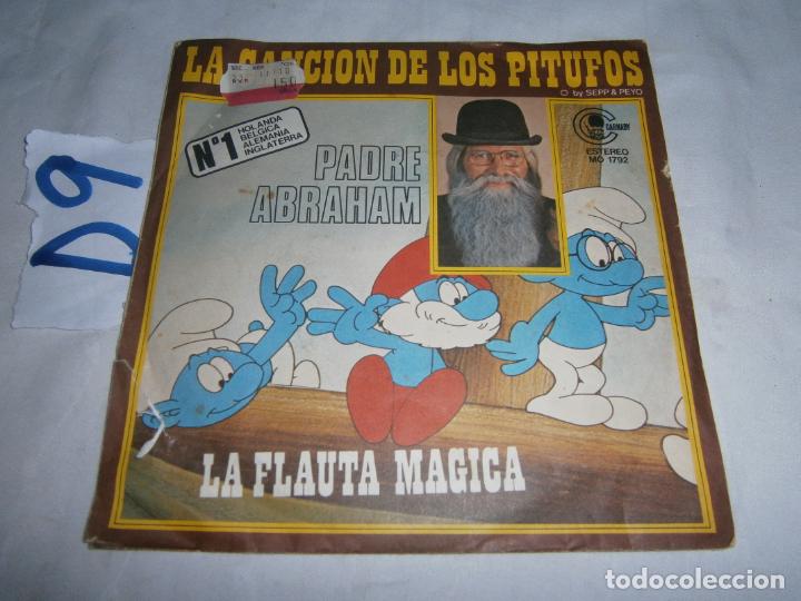 Discos de vinilo: ANTIGUO DISCO VINILO - PADRE ABRAHAM - LA CANCION DE LOS PITUFOS - Foto 1