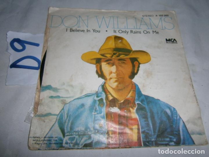 Discos de vinilo: ANTIGUO DISCO VINILO - DON WILLIAMS - Foto 1