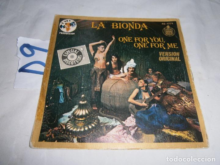 Discos de vinilo: ANTIGUO DISCO VINILO - LA BIONDA - Foto 1
