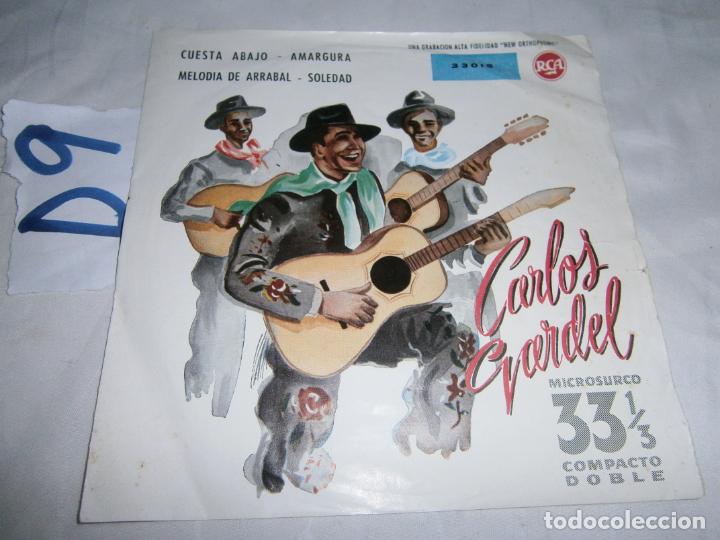 Discos de vinilo: ANTIGUO DISCO VINILO - CARLOS GARDEL - Foto 1
