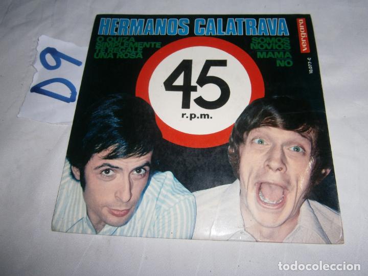 Discos de vinilo: ANTIGUO DISCO VINILO - HERMANOS CALATRAVA - Foto 1