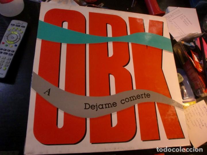 Discos de vinilo: OBK - DEJAME COMERTE MAXI SINGLE SPAIN 1991 - Foto 1