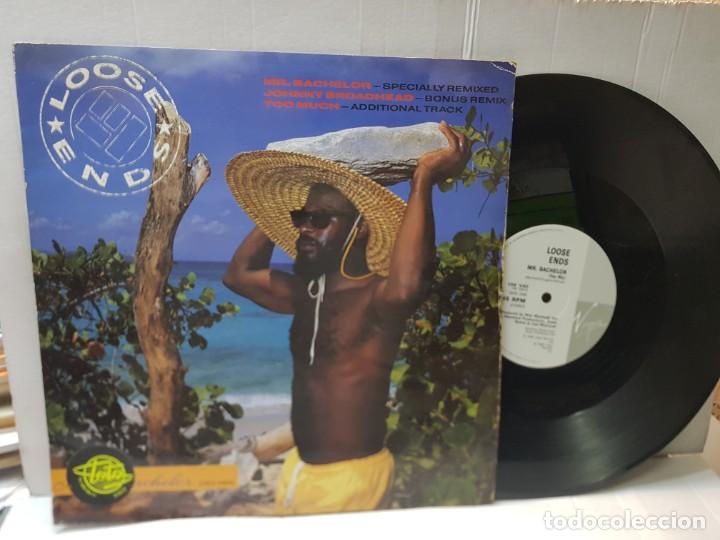 Discos de vinilo: MAXI SINGLE-MR.BACHELOR-LOOSE ENDS- en funda original 1988 - Foto 1
