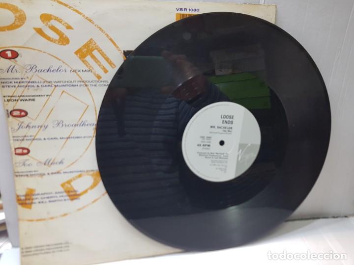 Discos de vinilo: MAXI SINGLE-MR.BACHELOR-LOOSE ENDS- en funda original 1988 - Foto 3