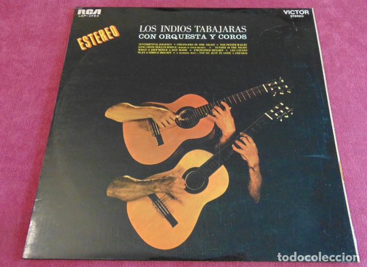 Discos de vinilo: LOS INDIOS TABAJARAS - CON ORQUESTA Y COROS - LP RCA 1970 - Foto 1