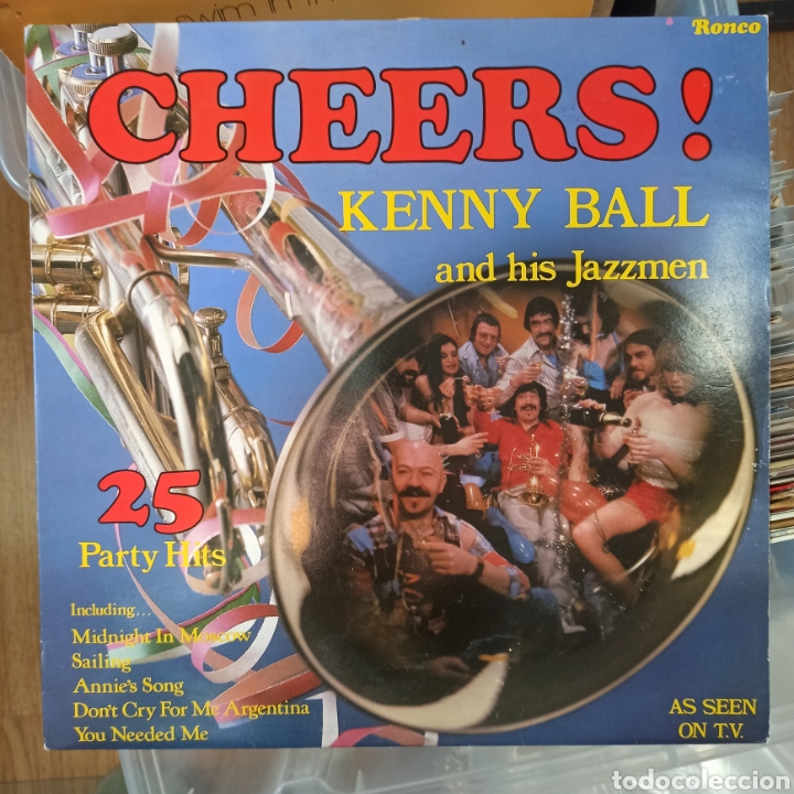Disques de vinyle: Kenny Ball & His Jazz Men - Cheers! (Ronco, UK, 1979)