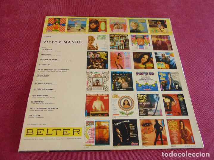 Discos de vinilo: VICTOR MANUEL - LP BELTER 1970 - Foto 2