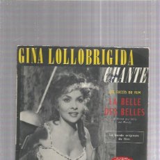 Discos de vinilo: GINA LOLLOBRIGIDA LA BELLE