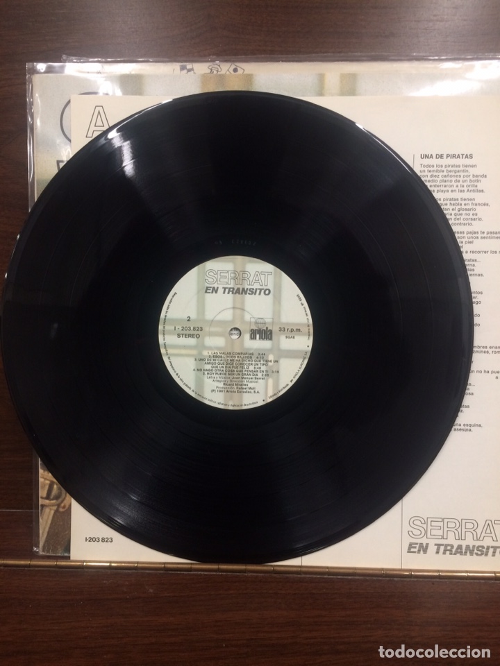 Discos de vinilo: JOAN MANUEL SERRAT. En Tr&aacute;nsito. - Foto 4