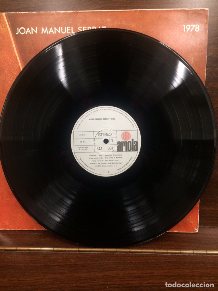 Discos de vinilo: JOAN MANUEL SERRAT. 1978. - Foto 5