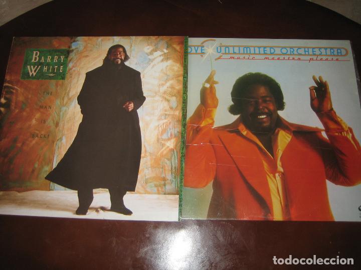 Discos de vinilo: BARRY WHITE - LOTE DE DOS LPS - ED. ESPA&Ntilde;A - Foto 1