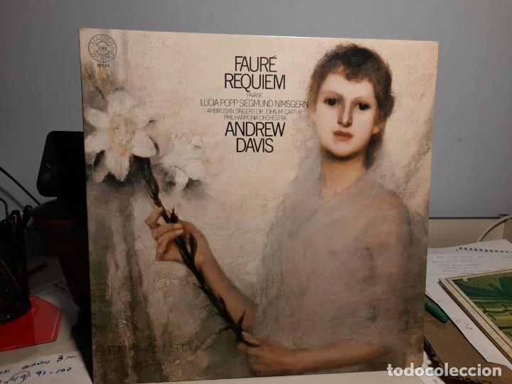Discos de vinilo: LP FAURE : REQUIEM ( DIRECCION DE ANDREW DAVIS ) - Foto 1