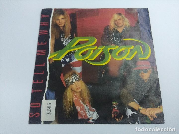 Discos de vinilo: POISON/SO TELL ME WHY/SINGLE. - Foto 1