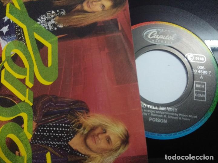 Discos de vinilo: POISON/SO TELL ME WHY/SINGLE. - Foto 2