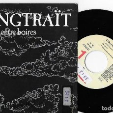 Discos de vinilo: SANGTRAIT 7” SPAIN 45 SOMNIS ENTRE BOIRES 1991 SINGLE VINILO HARD ROCK HEAVY METAL EN CATALÀ PROMO !. Lote 254153105