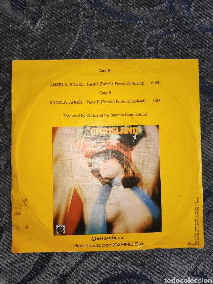 Discos de vinilo: Vinilo single - Chrisland - Angela Angela - Foto 2