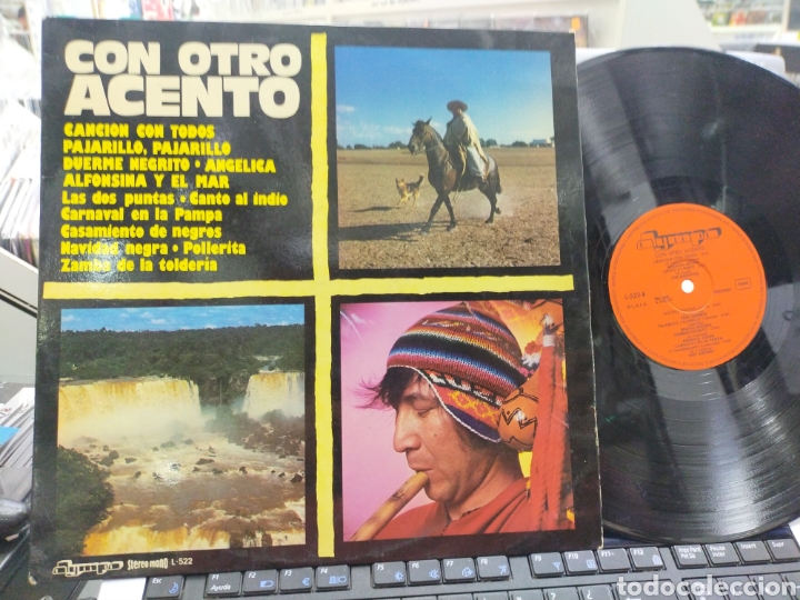 Disques de vinyle: Con otro acento lp Espa&ntilde;a 1977