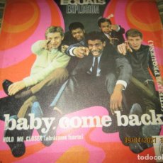 Discos de vinilo: EQUALS EXPLOSION - BABY, COME BACK SINGLE ORIGINAL ESPAÑOL - SINTONIA RECORDS 1967 MONOAURAL. Lote 254186725