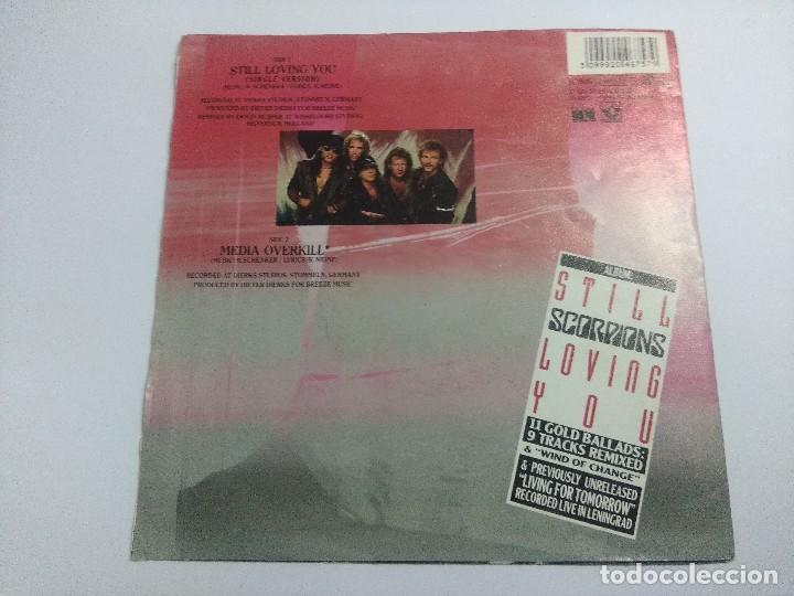 Discos de vinilo: SCORPIONS/STILL LOVING YOU/SINGLE. - Foto 3
